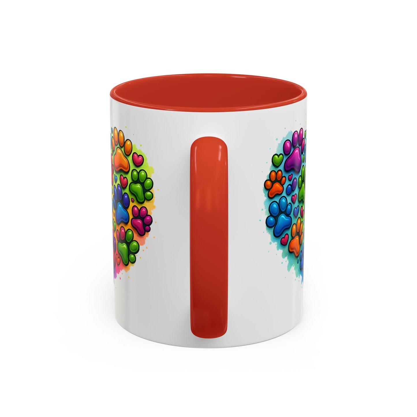 Animal Mug - Dog Paws Heart