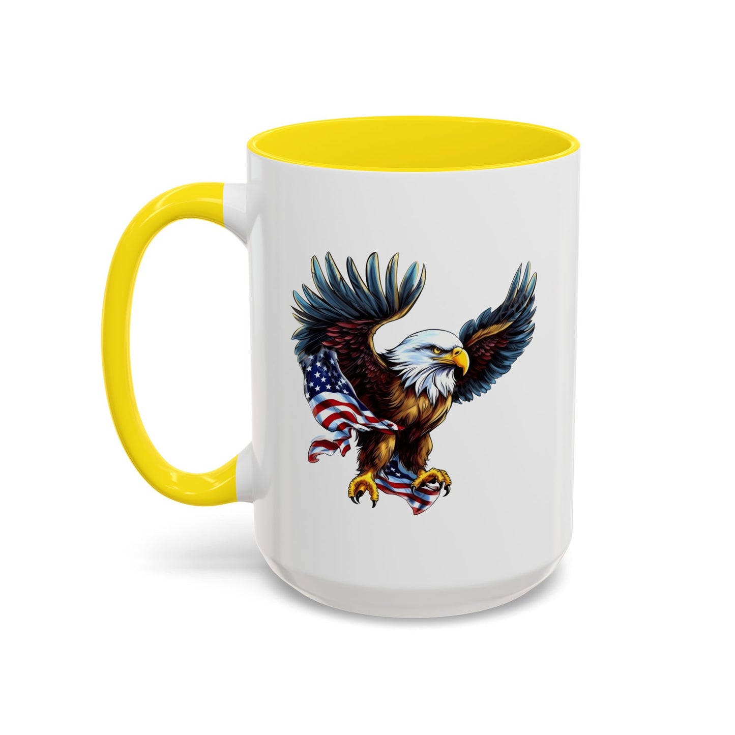 4th of July Mug - American Bald Eagle Flag 7