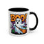Halloween Mug - Boo! Flying Ghost With Broom