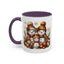 Christmas Mug - Gold Snowman Family