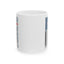 4th of July Mug - Loves Jesus & America Too Cross Flag