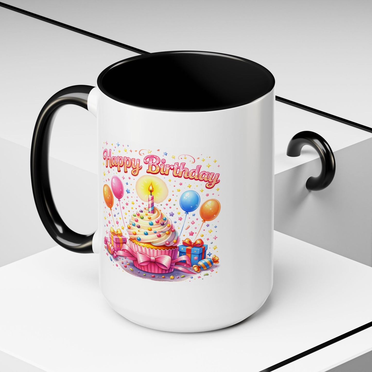Birthday Mug - Cupcake Candle