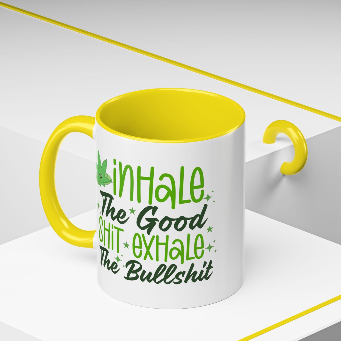 Humor Mug - Inhale the Good Shit Exhale the Bullshit