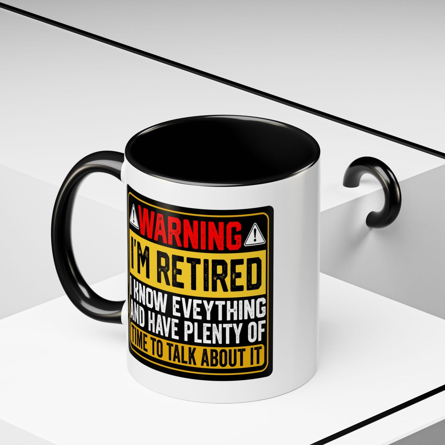 Office Mug - Warning I'm Retired