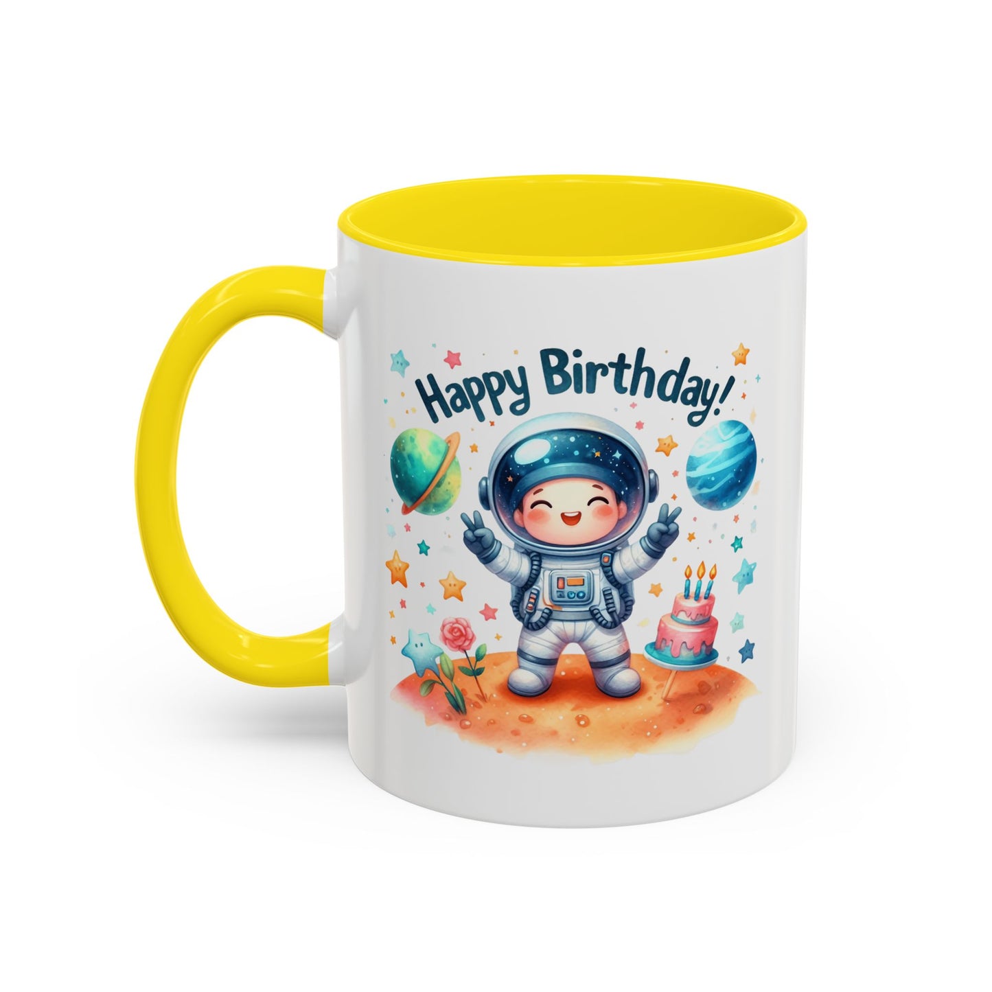 Birthday Mug - Happy Birthday Astronaut