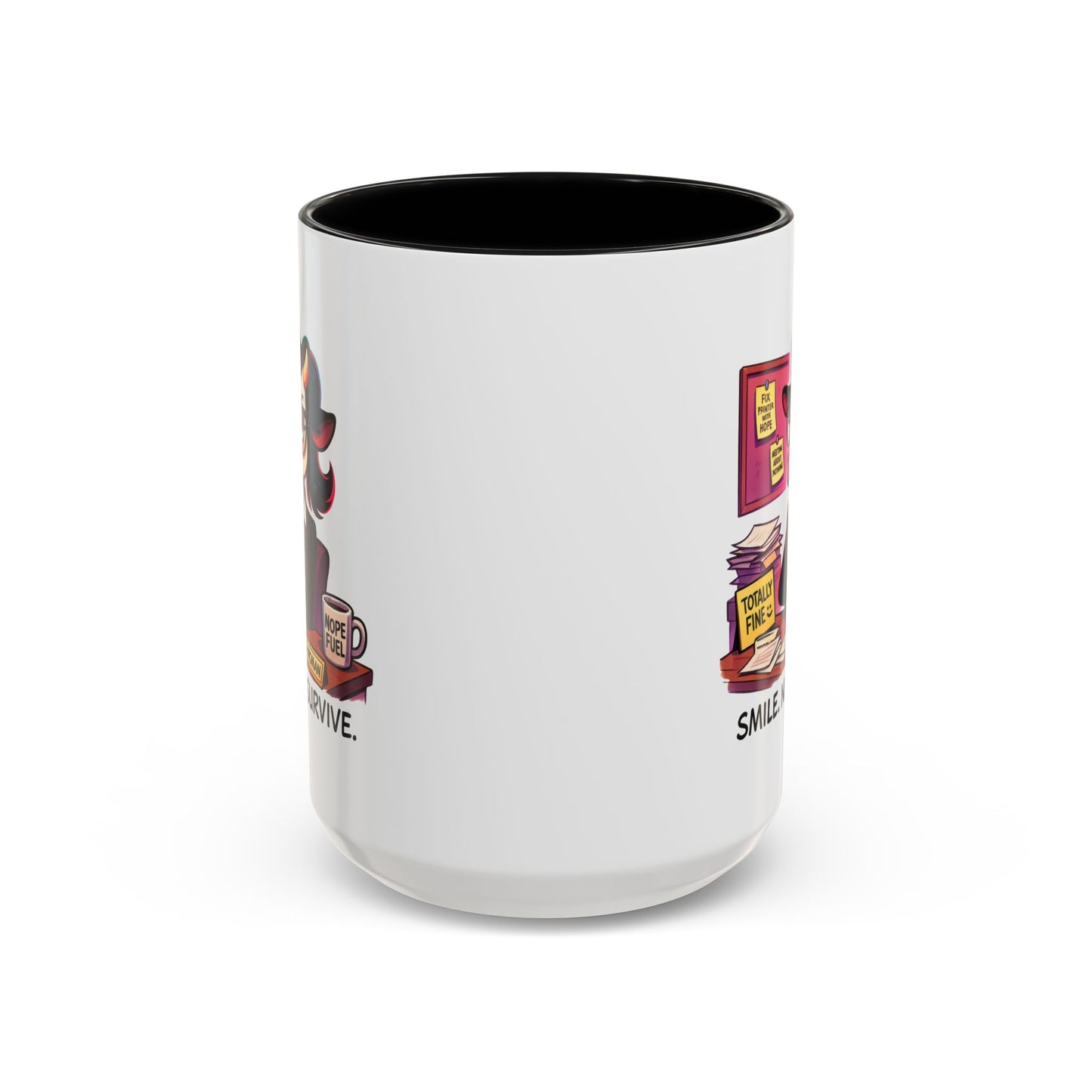 Office Mug - Smile Nod Survive