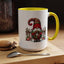 Christmas Mug - Gnome with Christmas Wreath