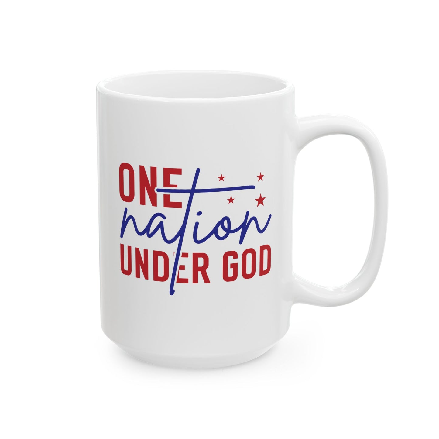 4th of July Mug - One Nation Under God Patriotic