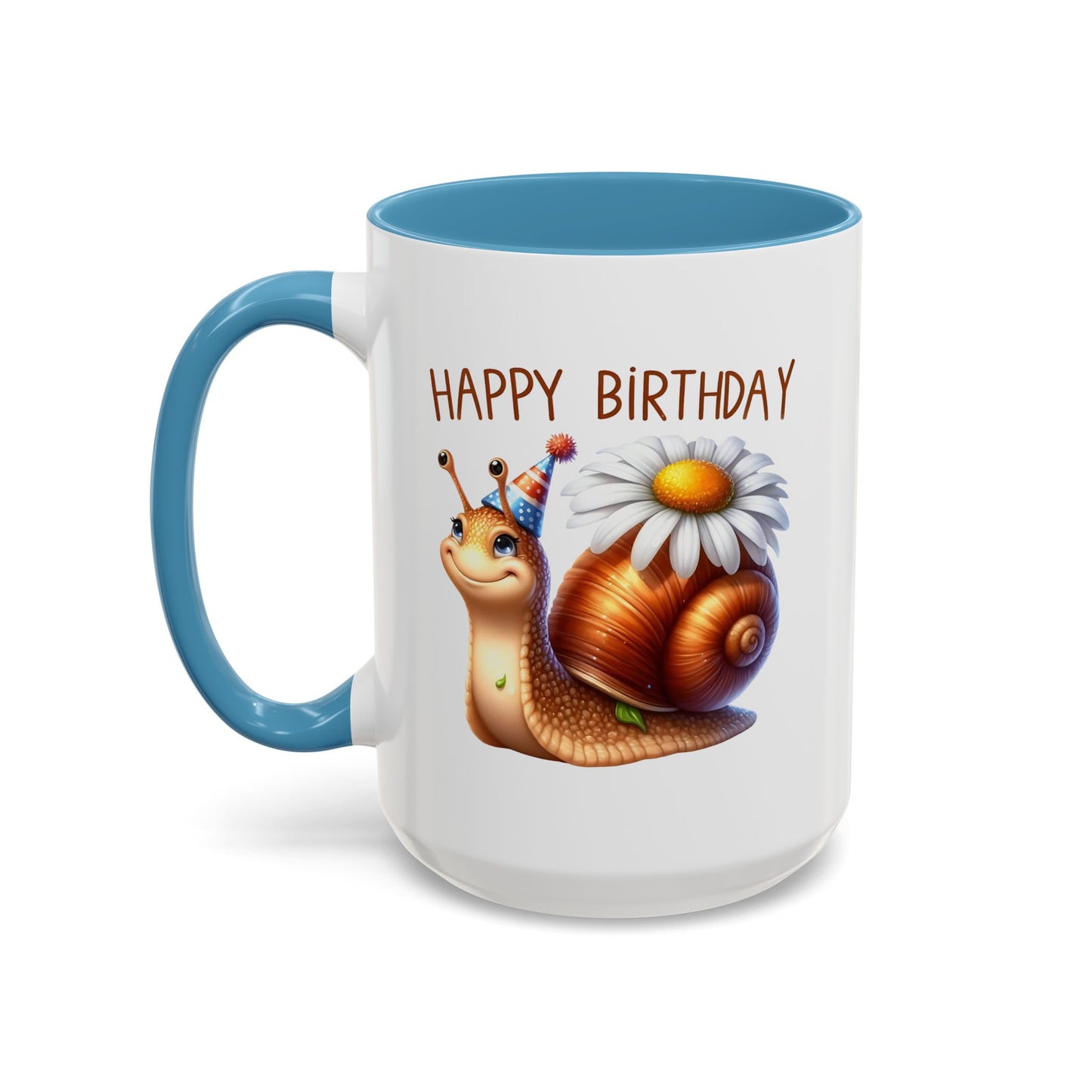 Birthday Mug - Snail Flower