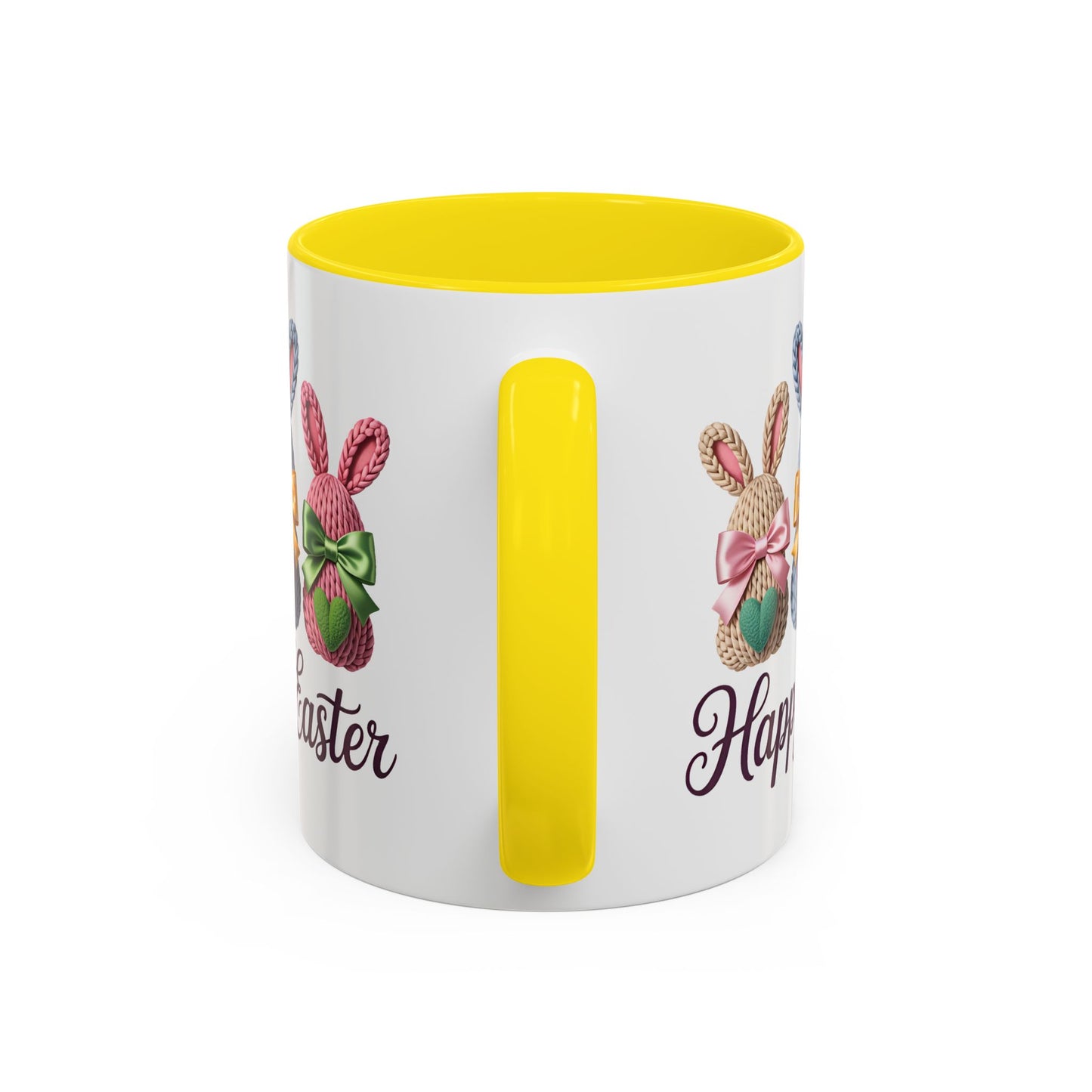 Easter Mug - Yarn Bunnies