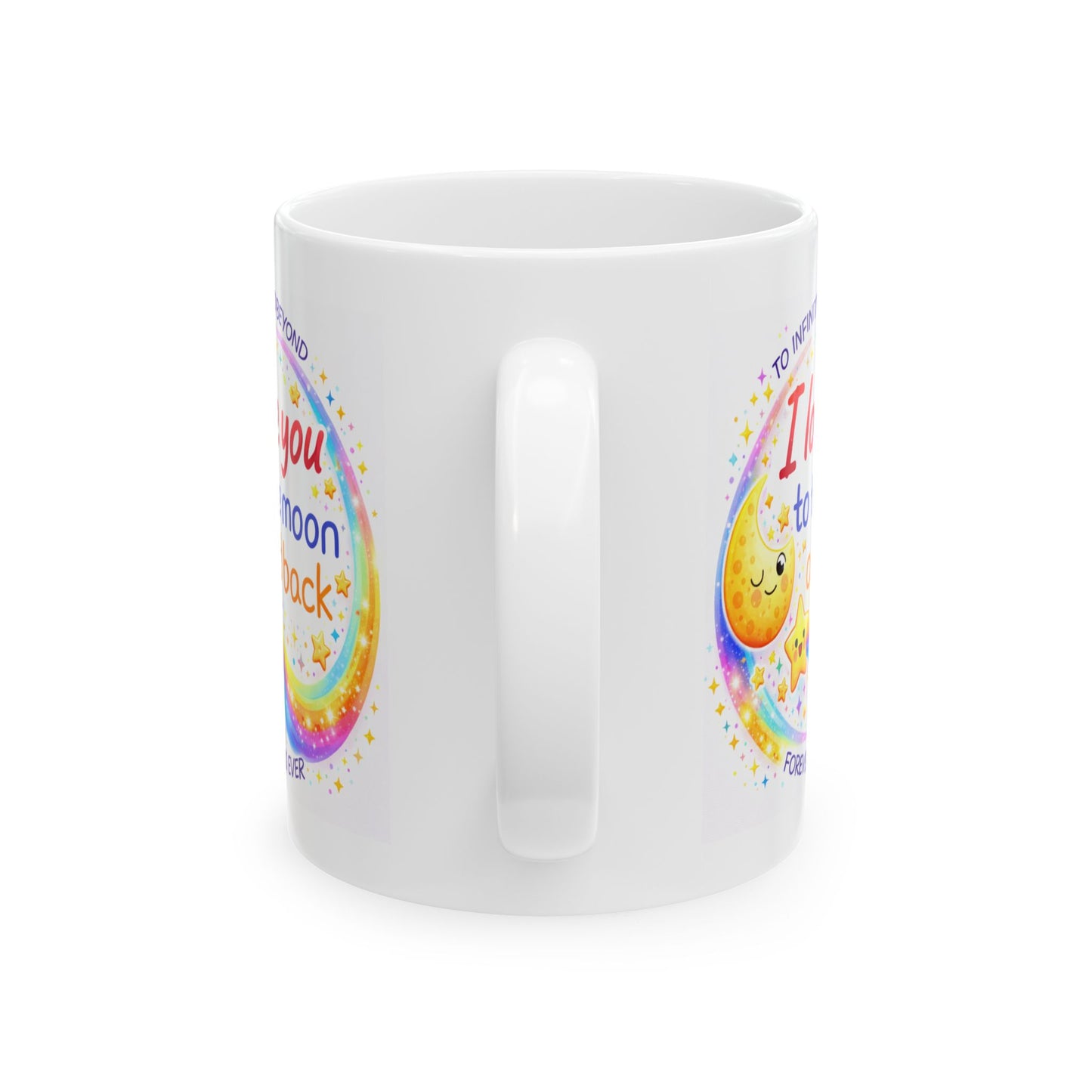 Anniversary Mug - I Love You To The Moon and Back