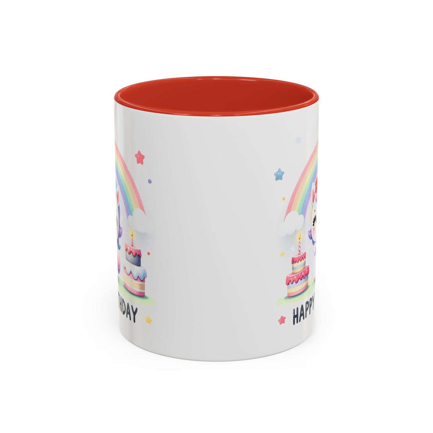 Birthday Mug -  Unicorn With Cakes