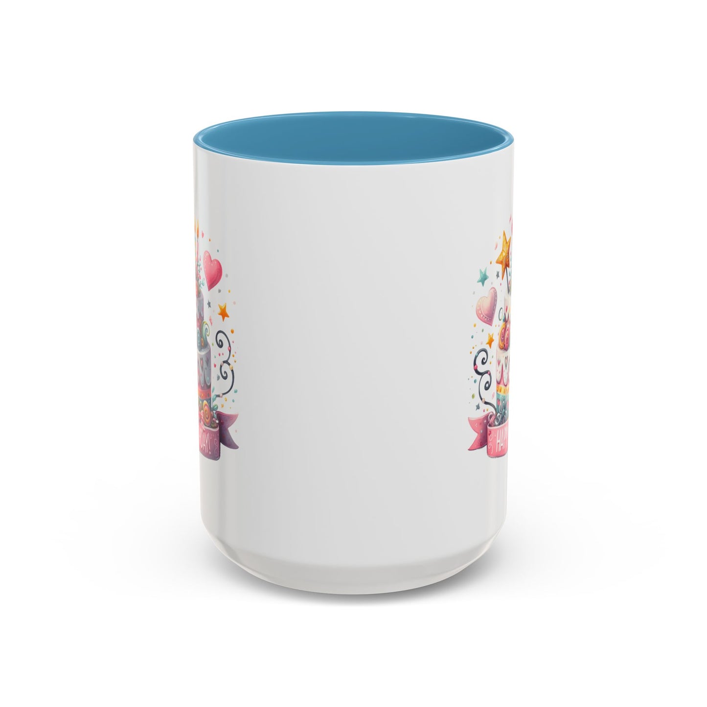 Birthday Mug - Happy Birthday Two Tiered Cake