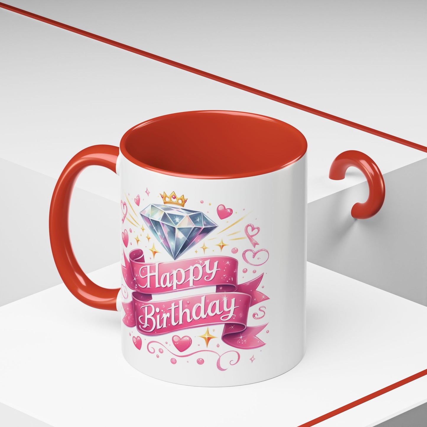 Birthday Mug - Diamond Crown