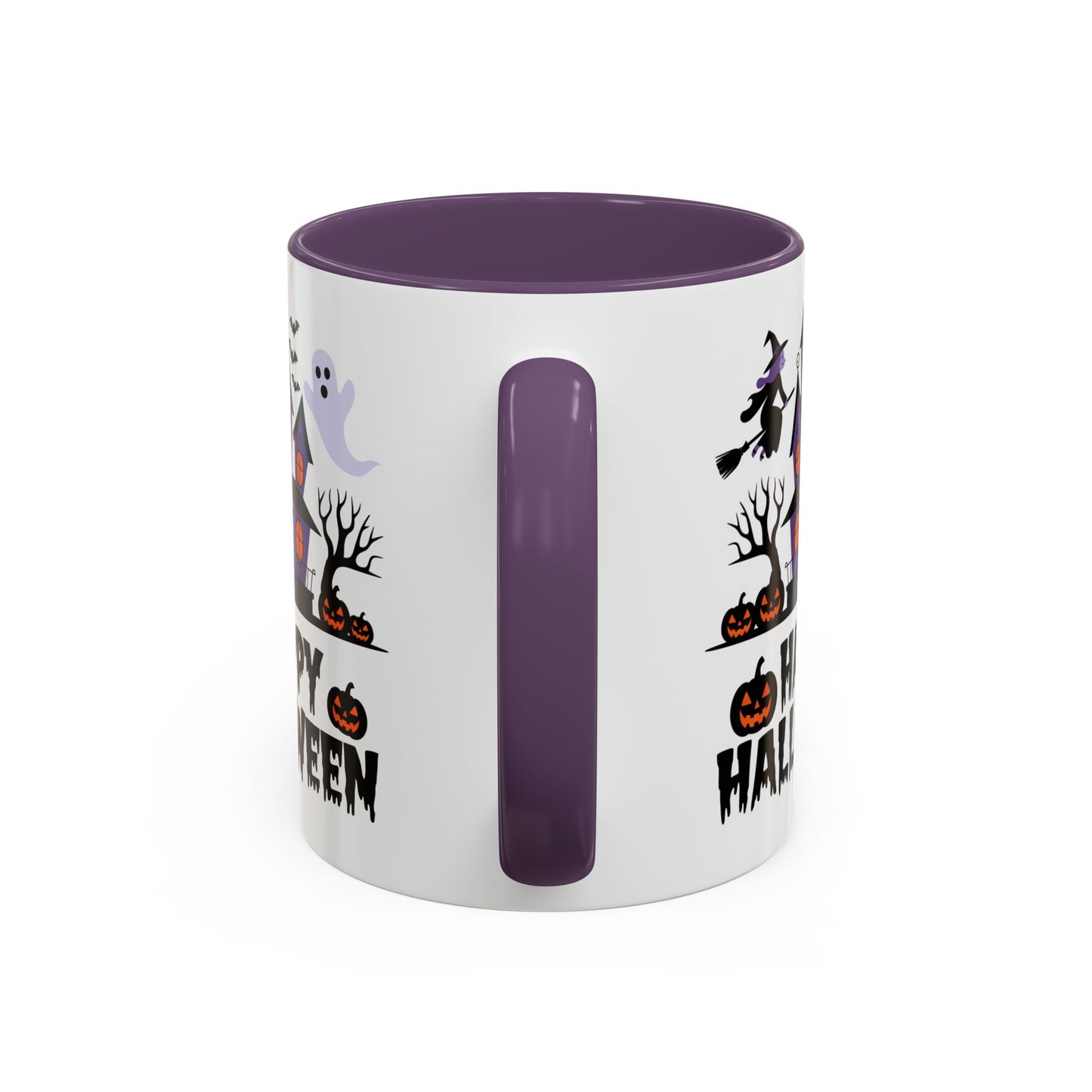 Halloween Mug - Happy Halloween Purple House
