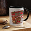 Christmas Mug - Green Text Red Banner Reindeer Bear Penguin
