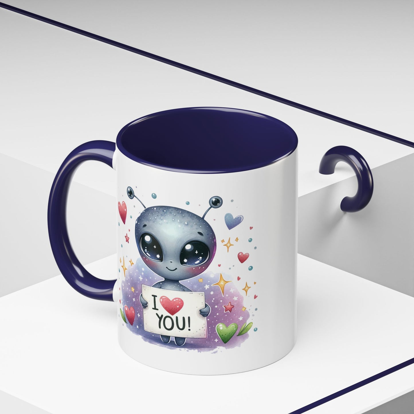 Anniversary Mug - I Love You Alien