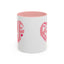 Valentine's Day Mug - Love You Heart Lettering