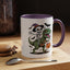Halloween Mug - Skeleton Riding Dinosaur