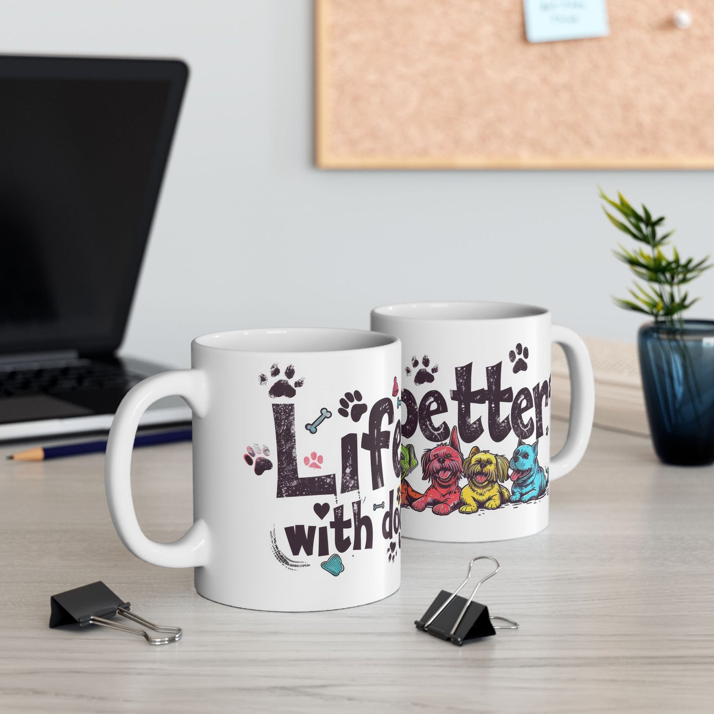 Animal Mug - Life Is Better With Dogs