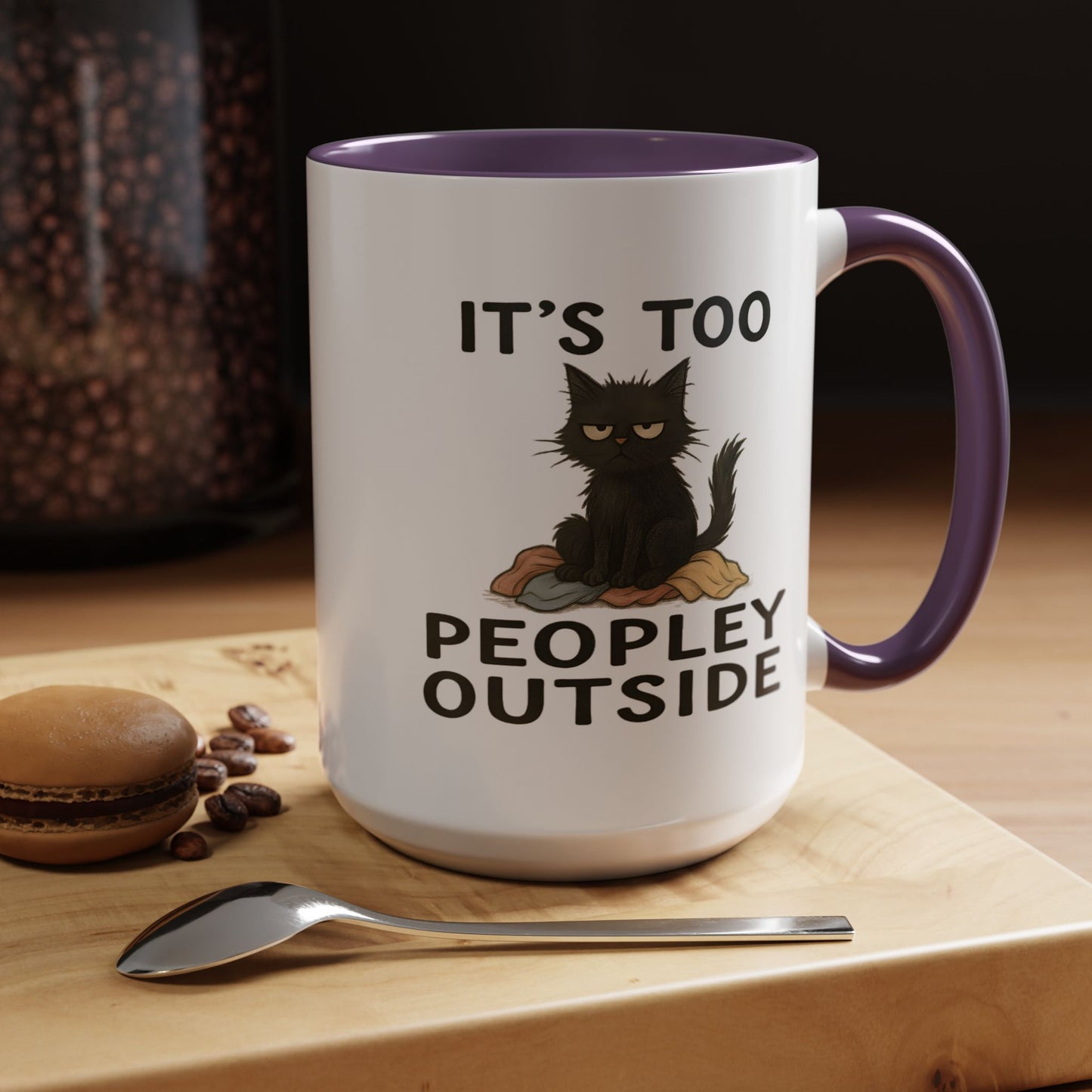 Animal Mug - It's Too Peopley Outside