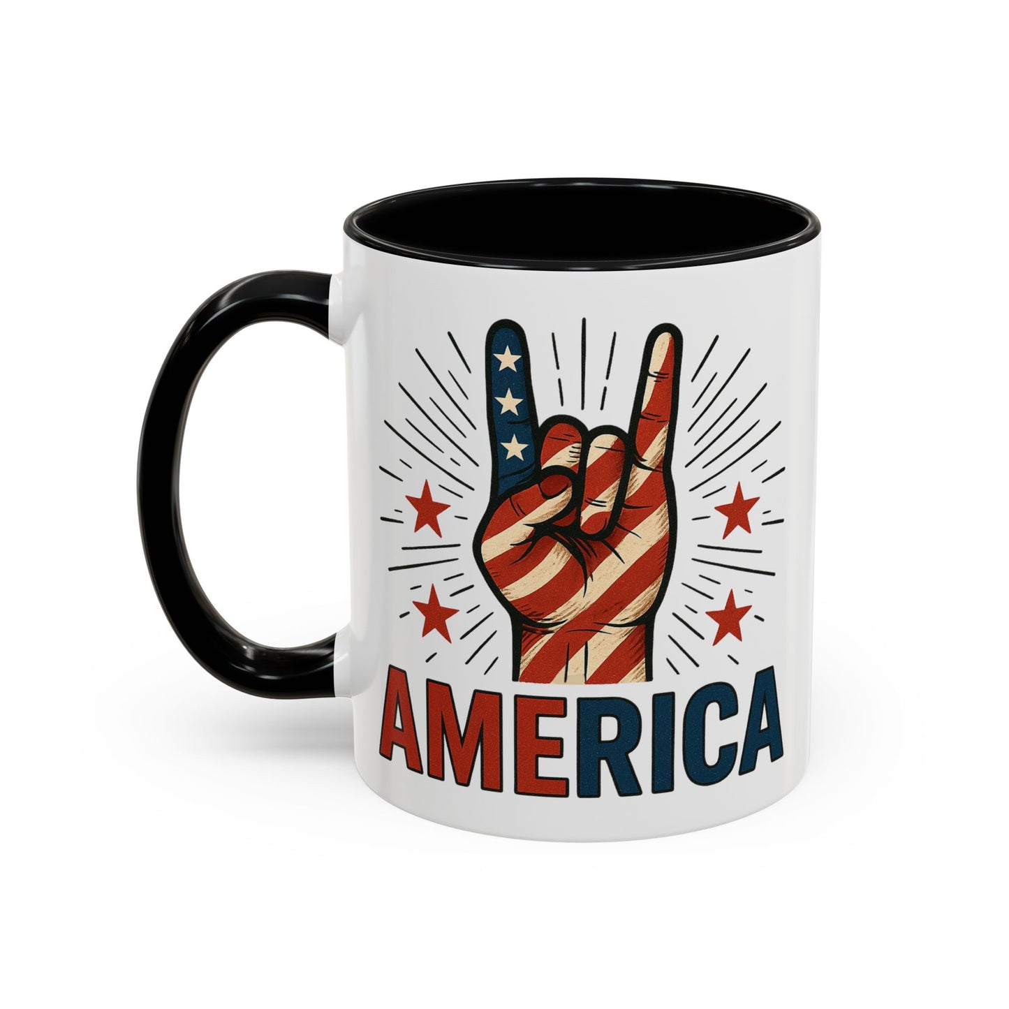 4th of July Mug - America Rock On