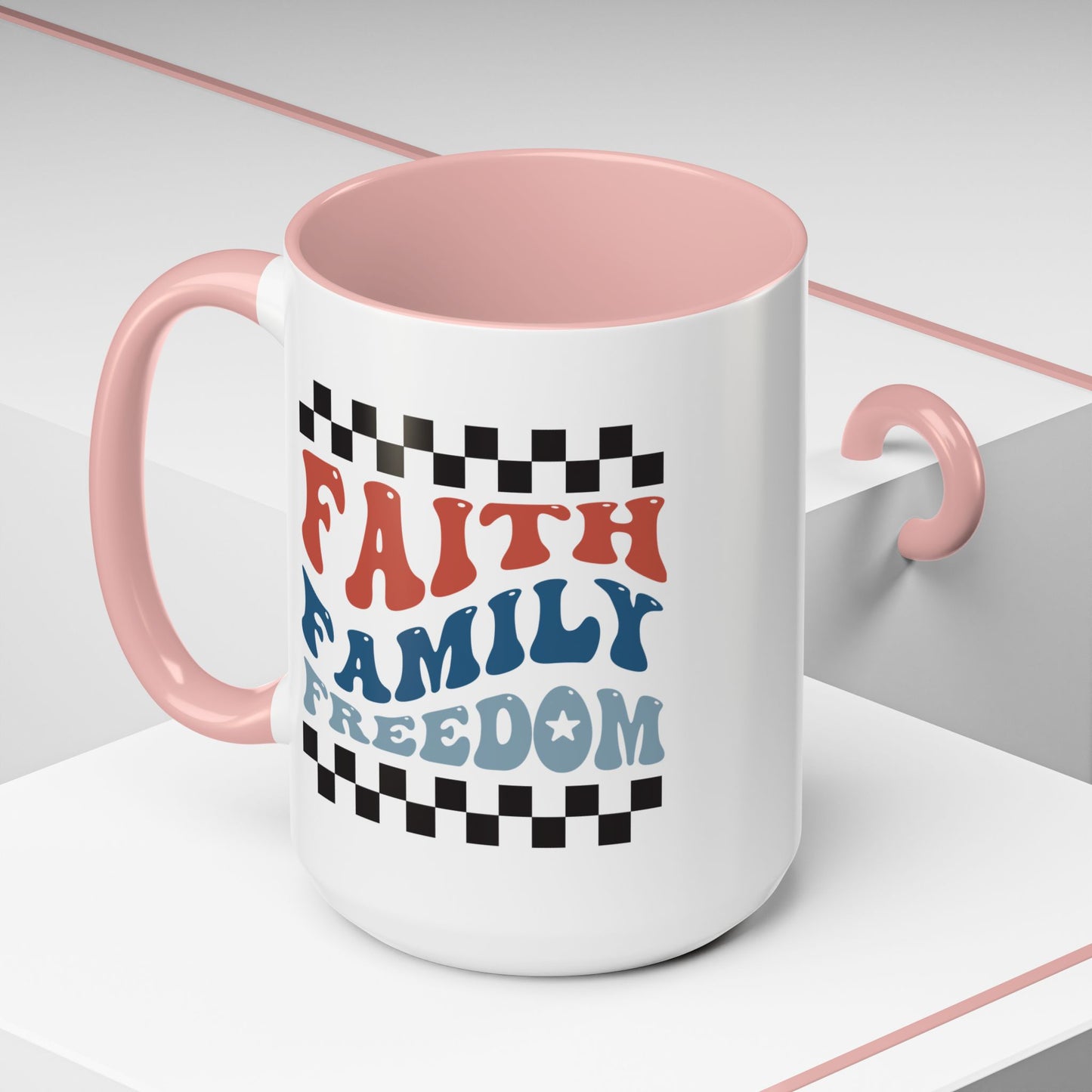 4th of July Mug - Faith Family Freedom