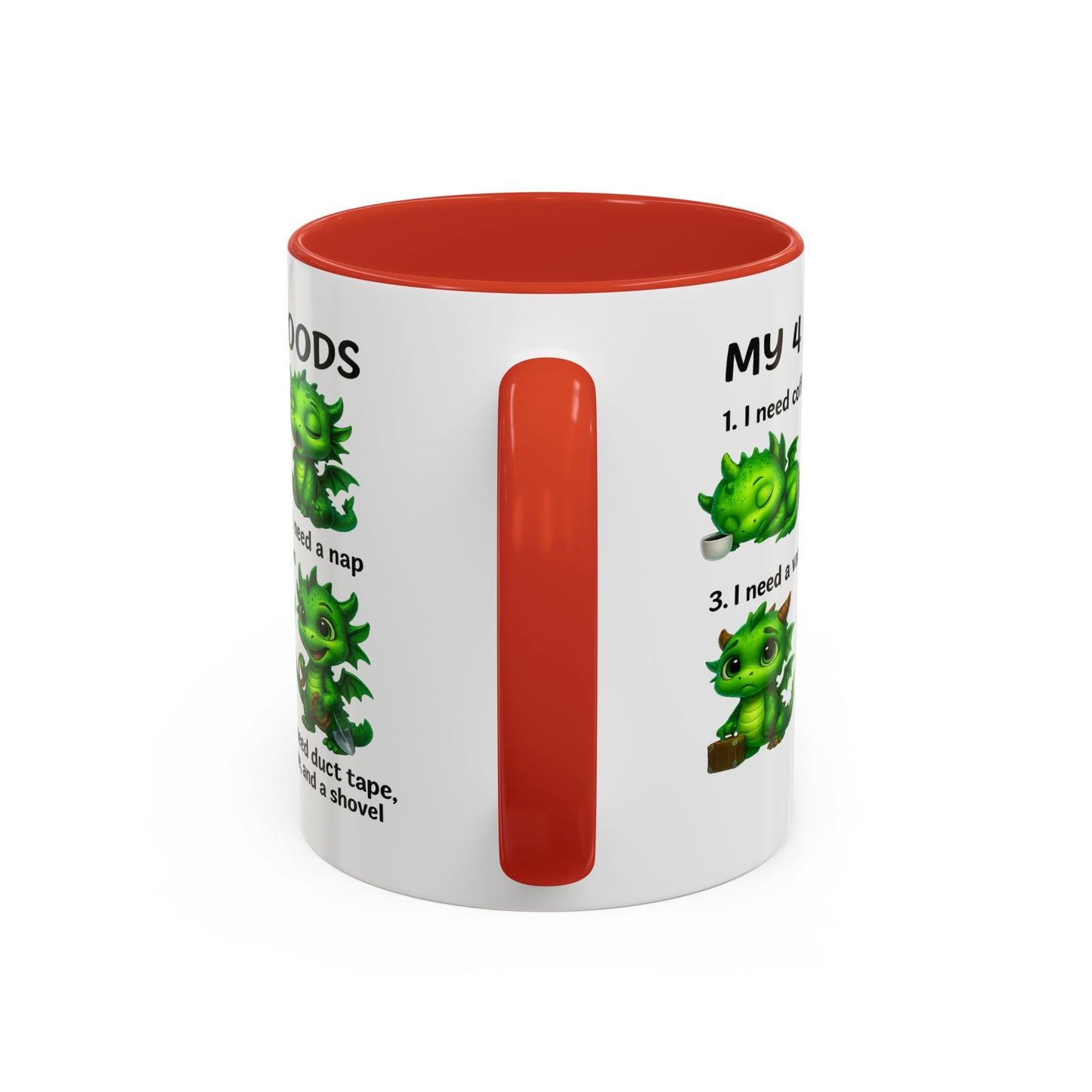 Humor Mug - My 4 Moods Dragon