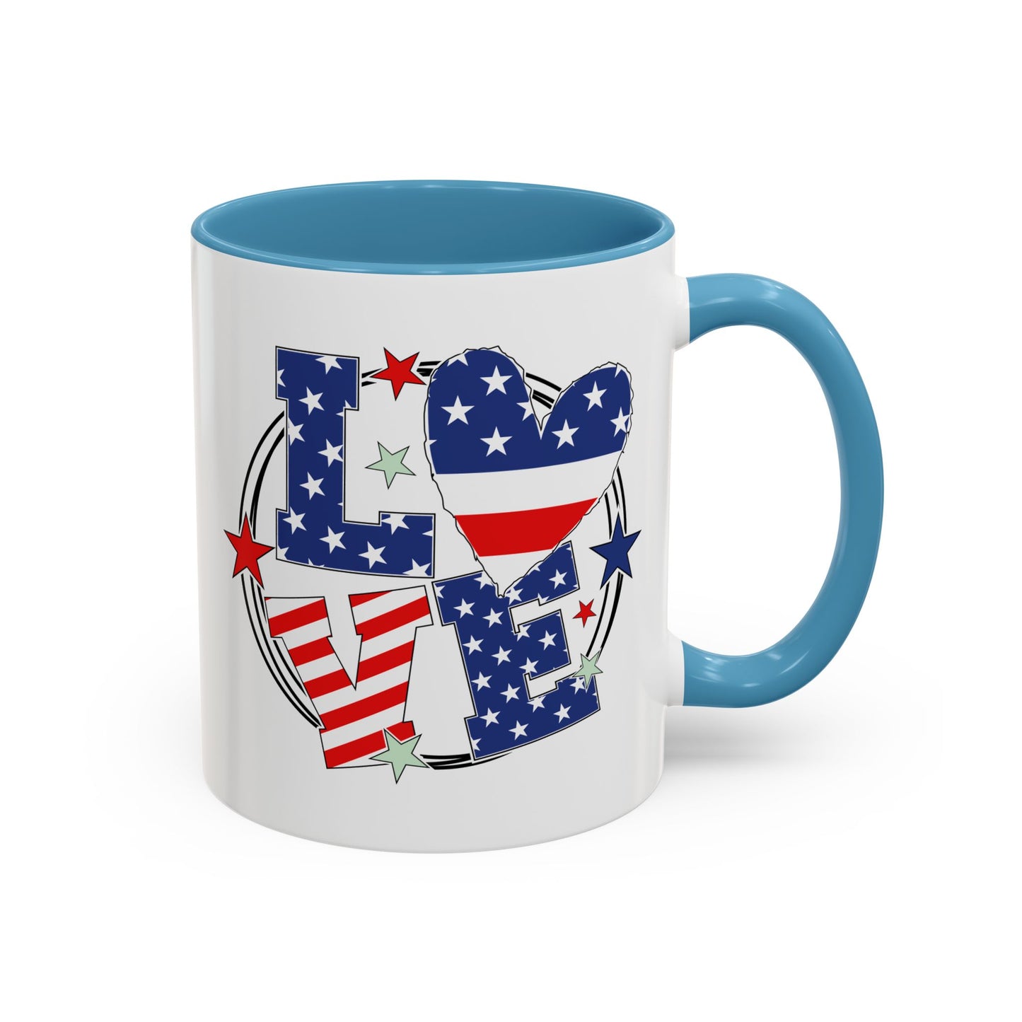 4th of July Mug - Love 4th of July
