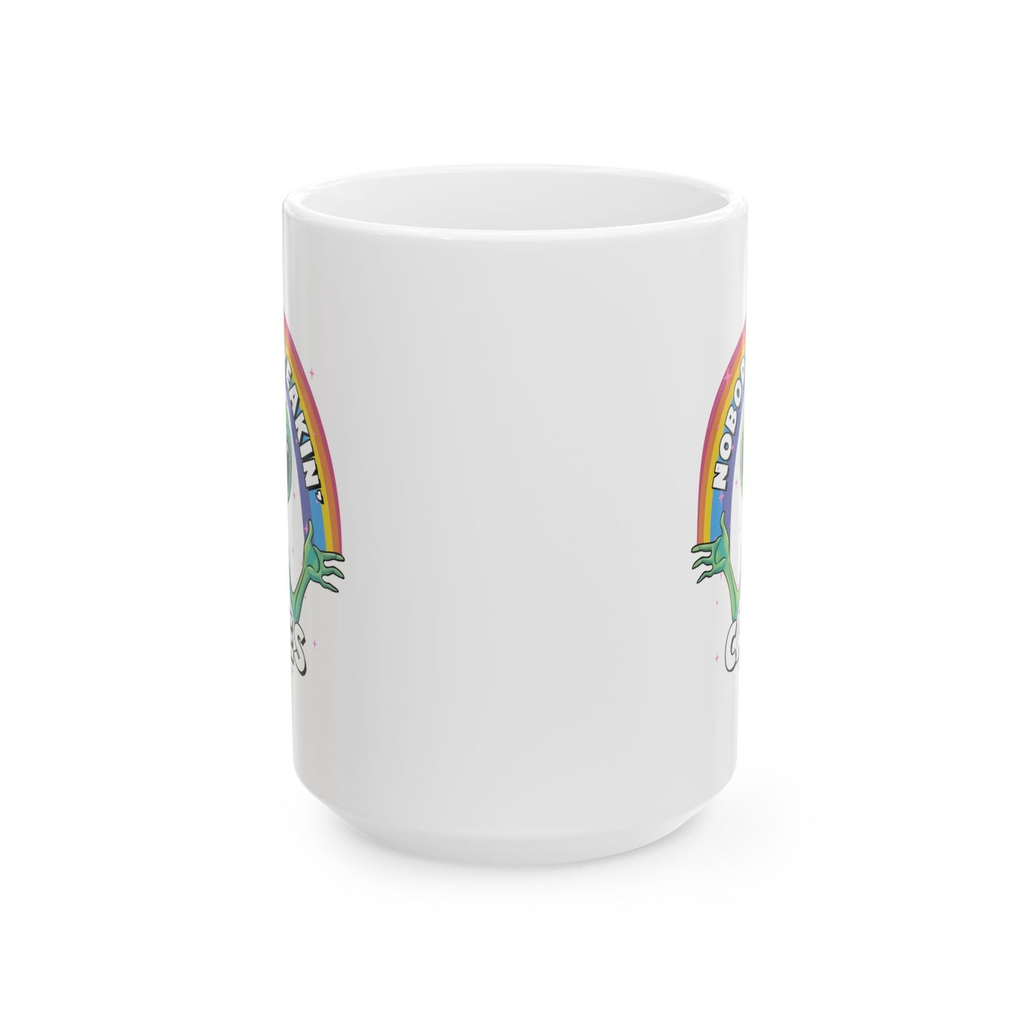 Alien Mug - Nobody Freakin Cares