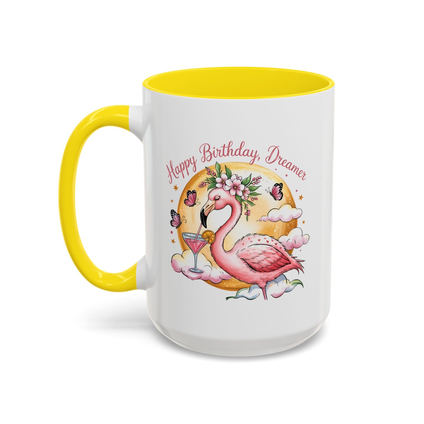 Birthday Mug - Pink Flamingo