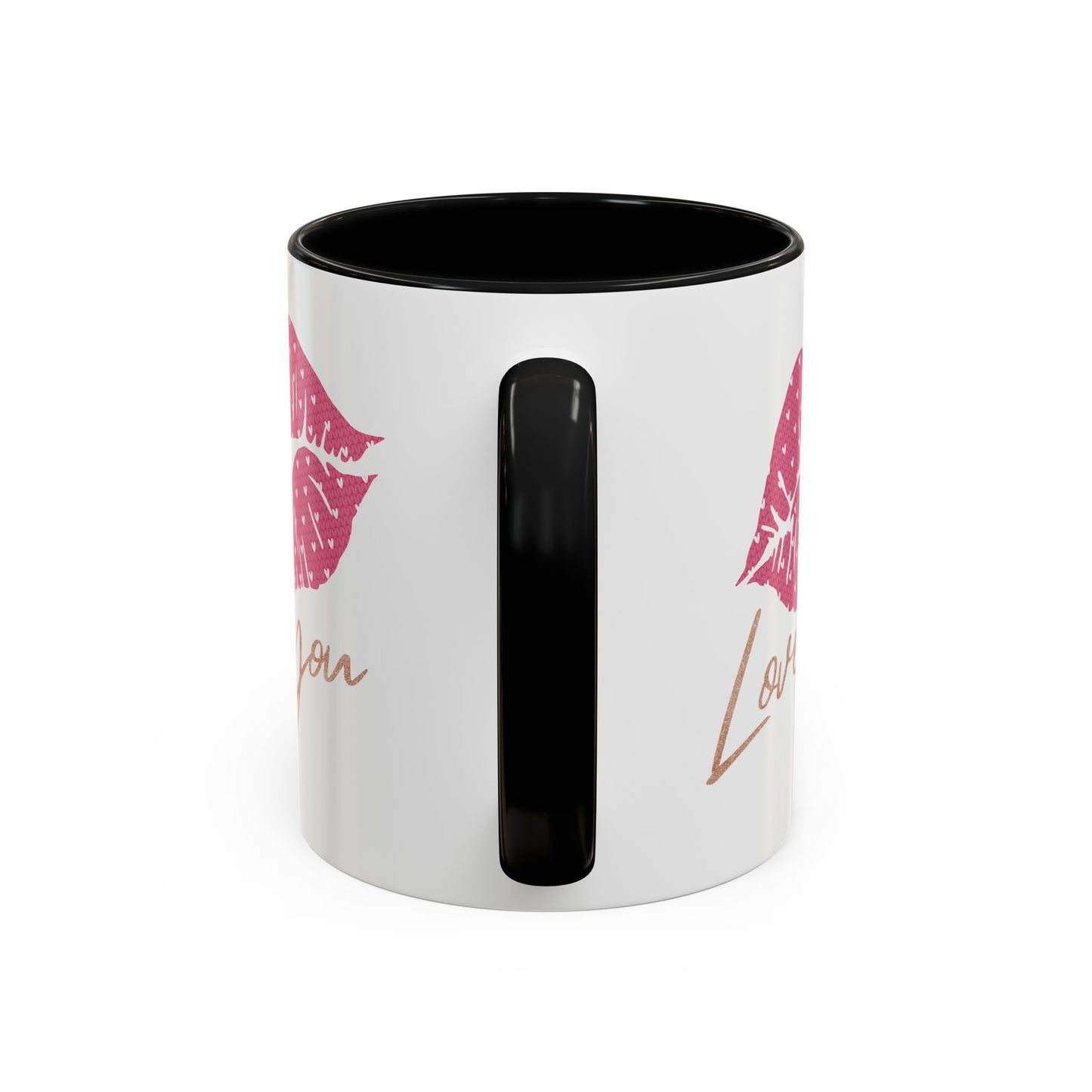 Valentine's Day Mug - Love You Lips Kiss