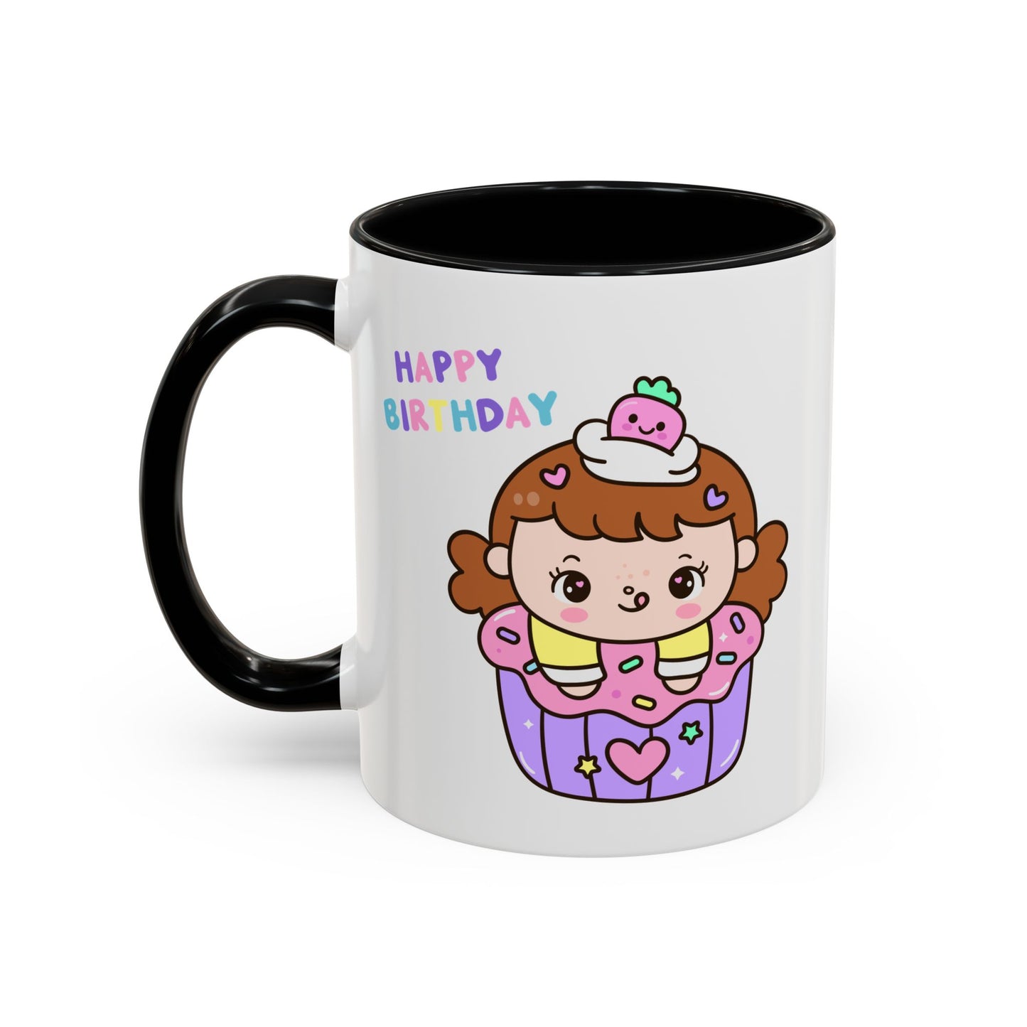 Birthday Mug - Cute Girl Cupcake