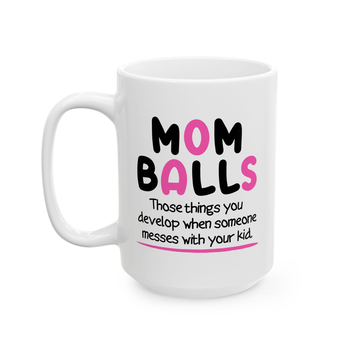 Humor Mug - Mom Balls Those Things You Develop