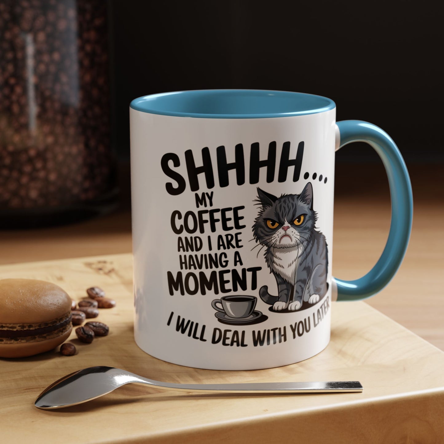 Animal Mug - Shhhh My Coffee and I