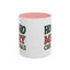Christmas Mug - Ho Ho Ho Merry Christmas Green & Red Text