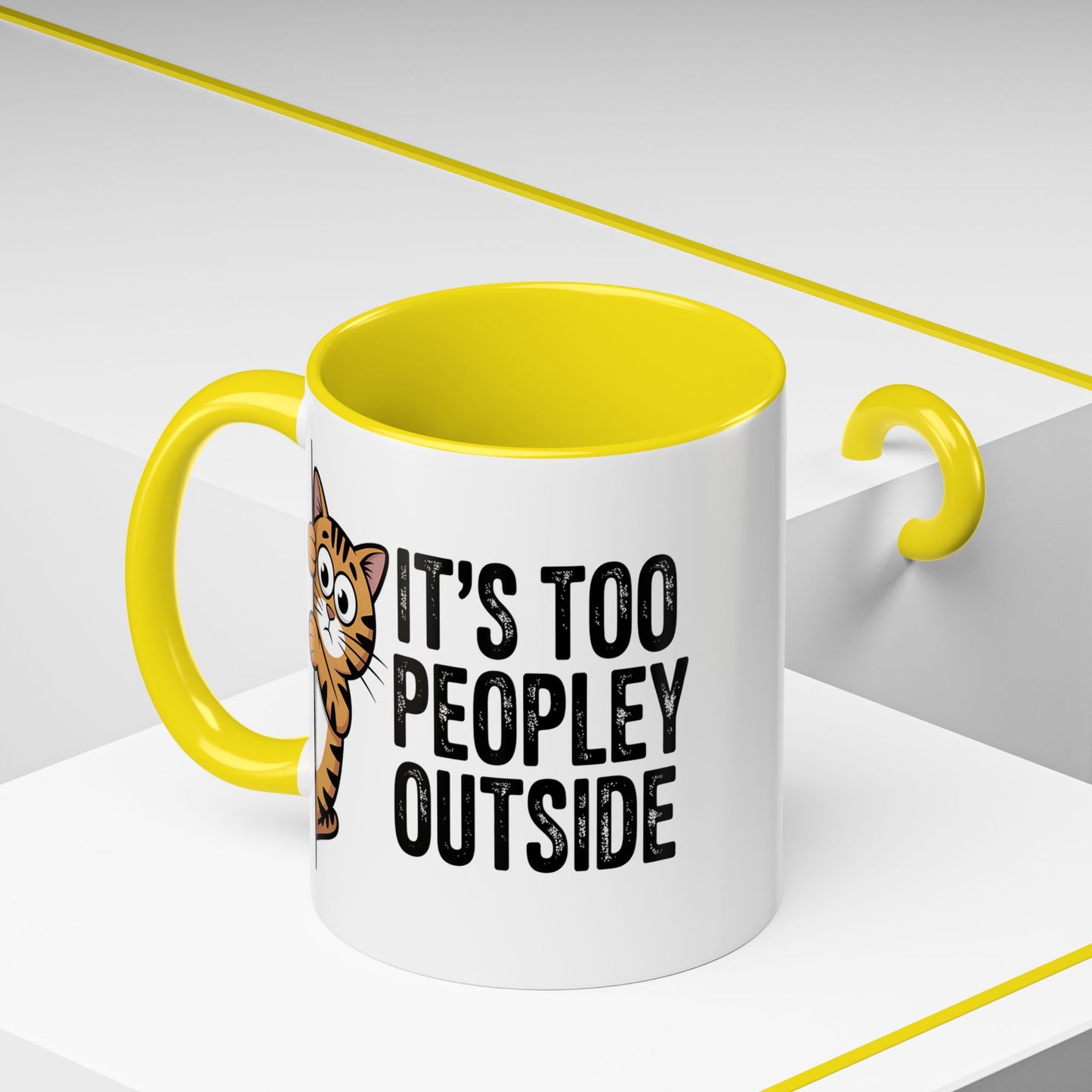 Animal Mug - It's Too Peopley Outside