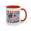 4th of July Mug - Freedom Smiley Face