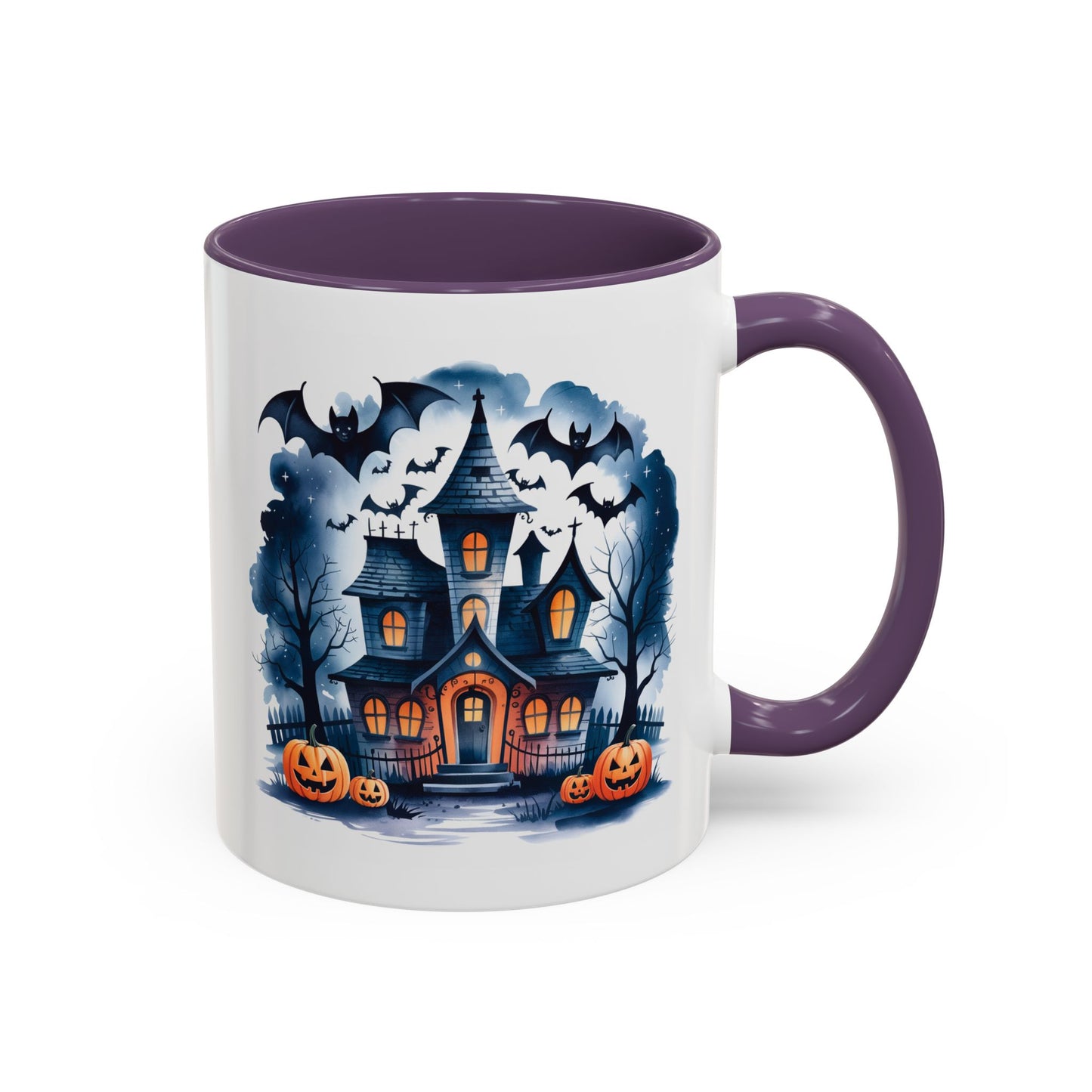 Halloween Mug - Bat Ghost House