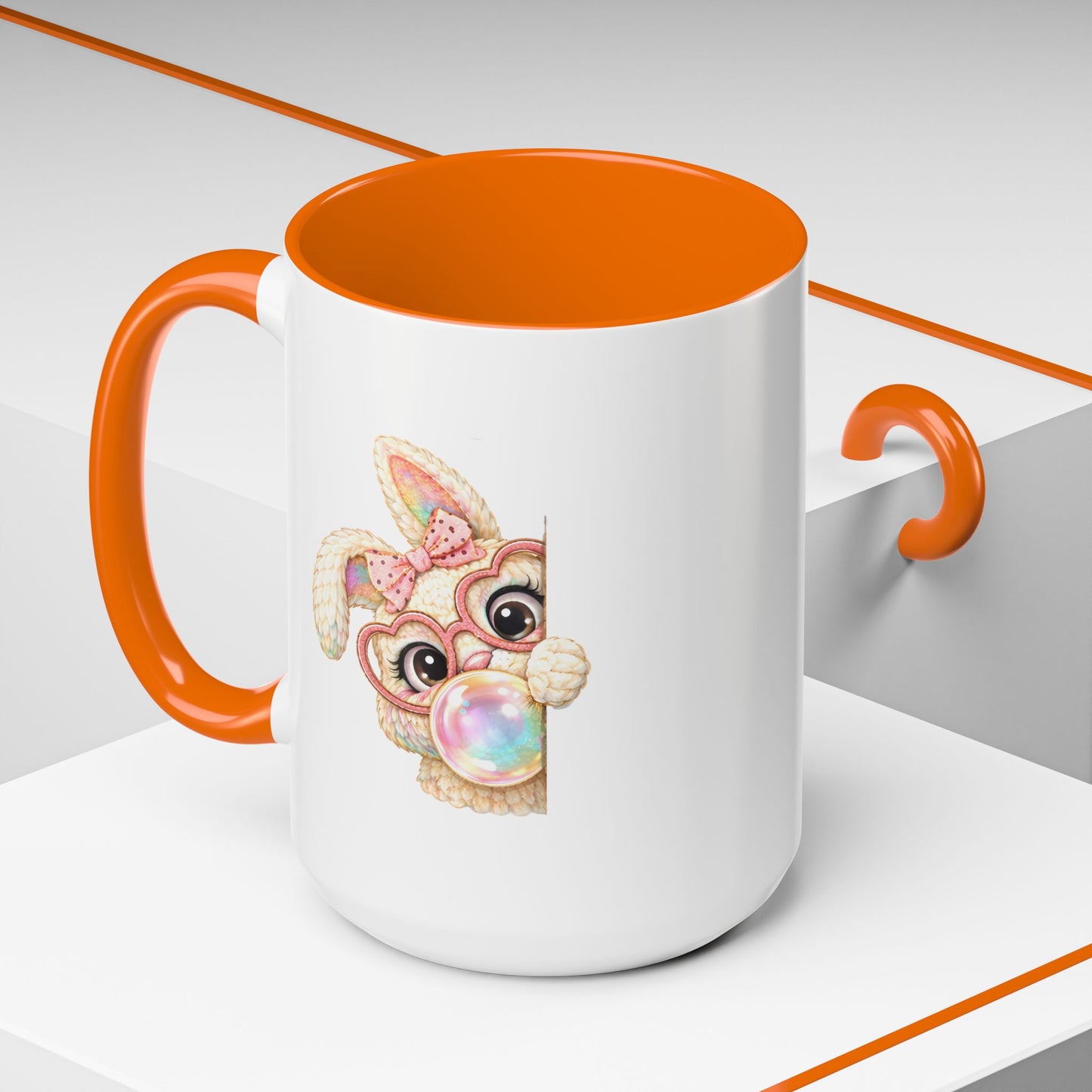 Easter Mug - Peaking Easter Bunny