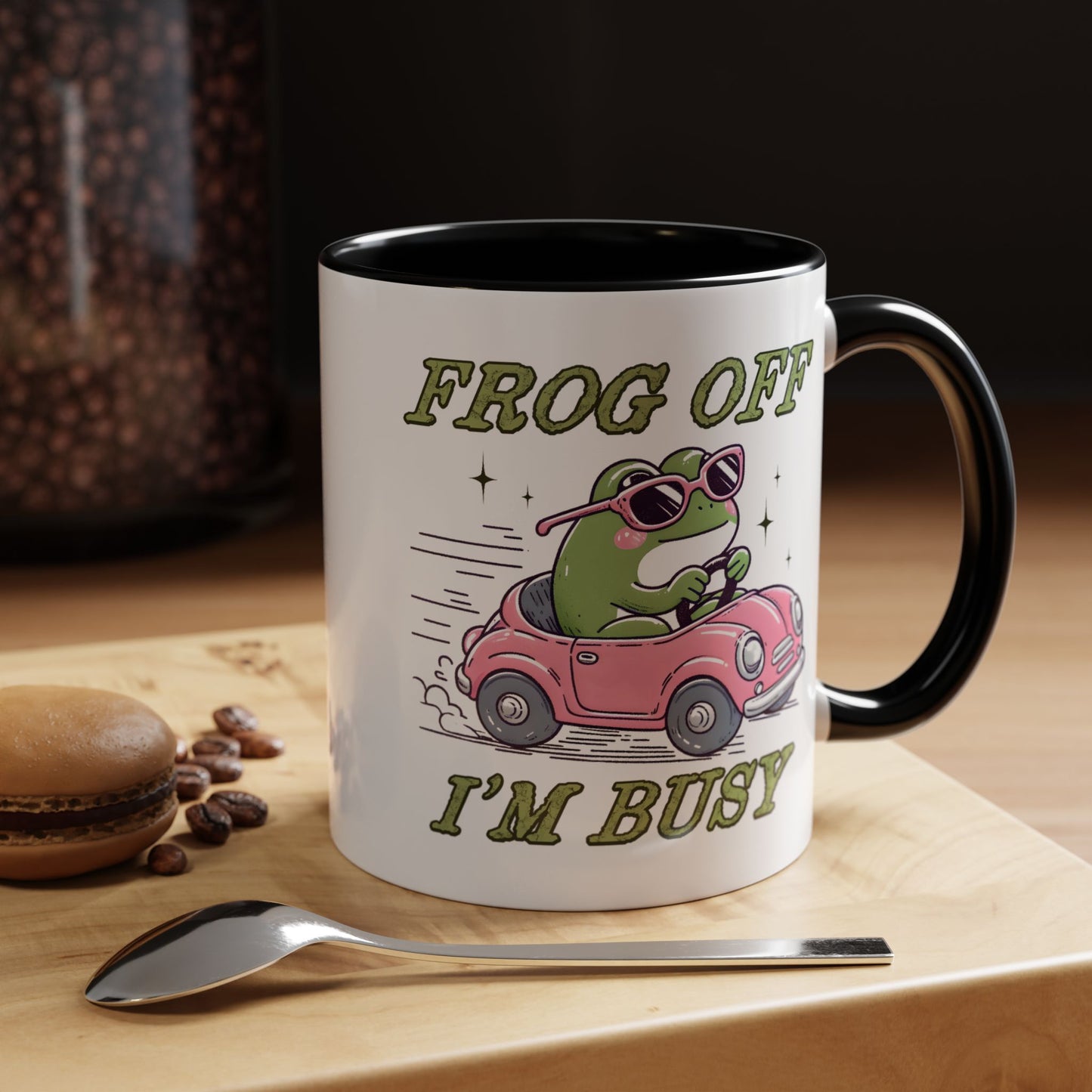 Humor Mug - Frog Off I'm Busy