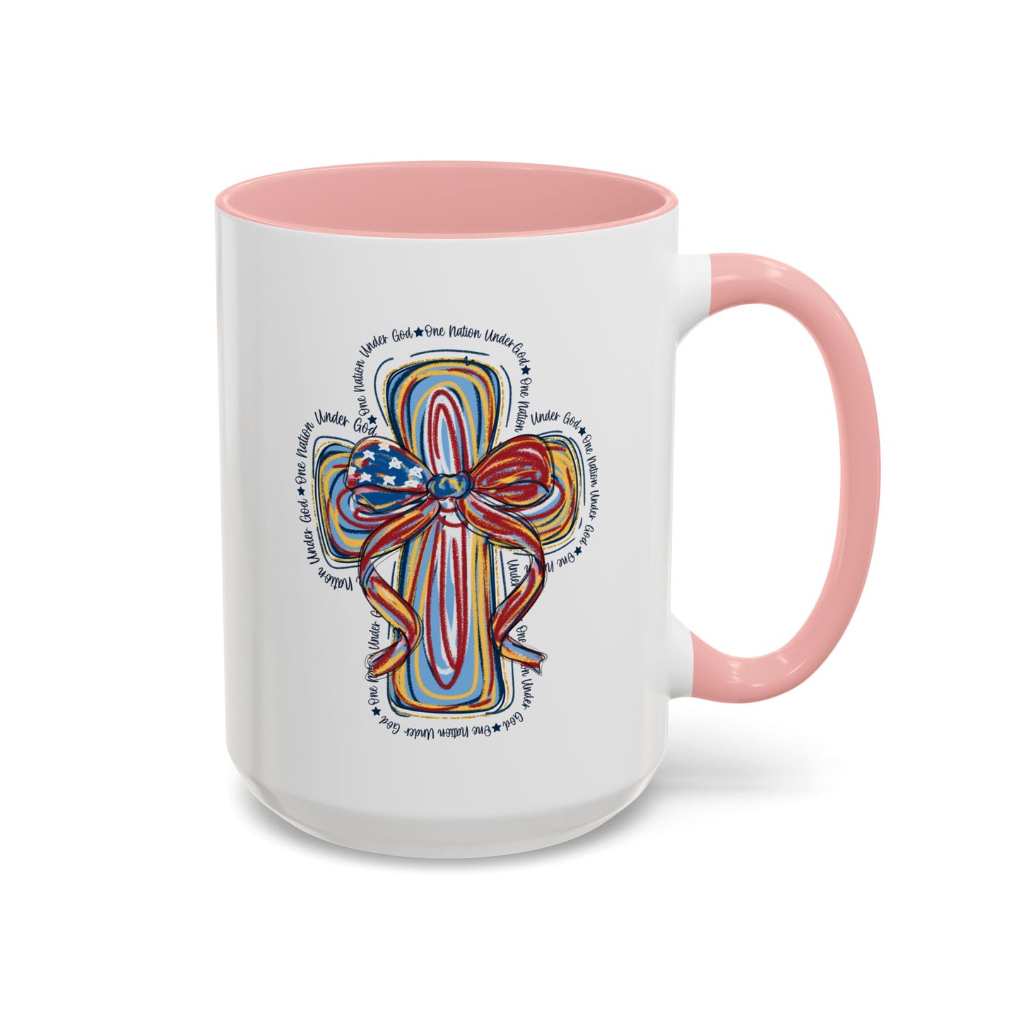 4th of July Mug - Christian Cross Bow