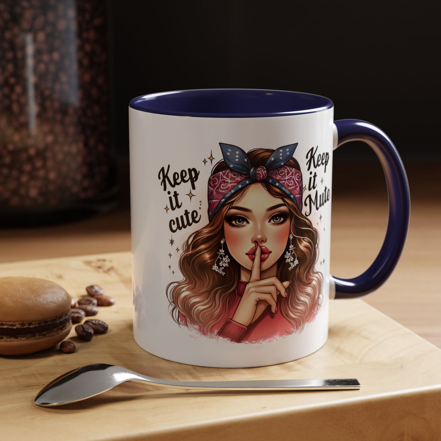 Humor Mug - Keep It Cute Keep It Mute