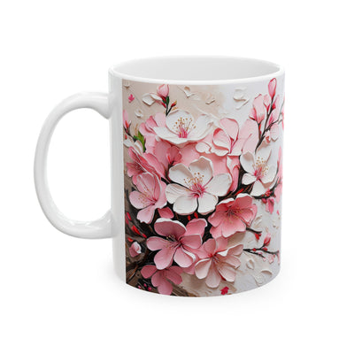 Artistic Mug - Cherry Blossom Oil Painting