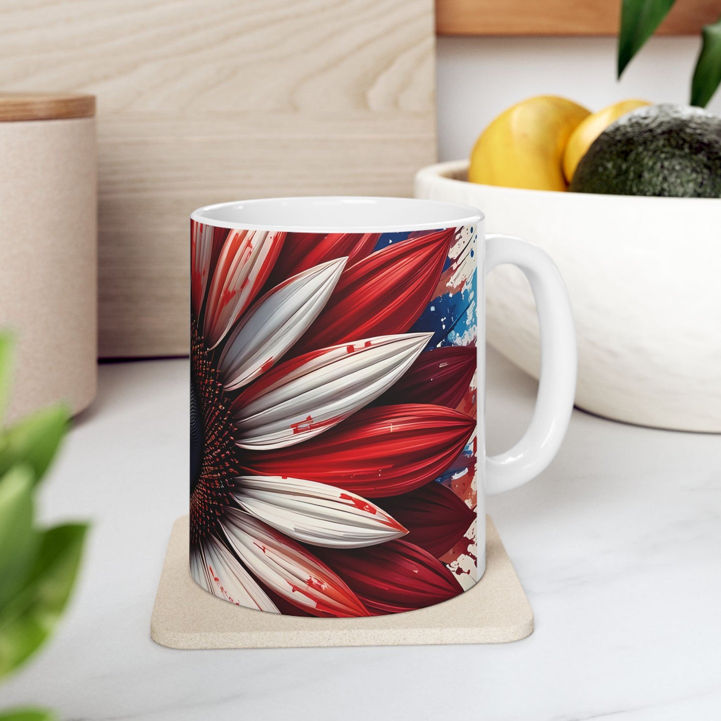 Artistic Mug - America Sunflower 2