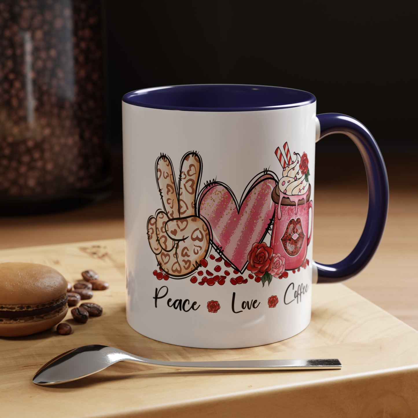 Humor Mug - Peace Love Coffee