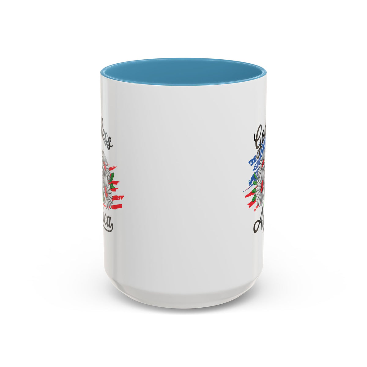 4th of July Mug - God Bless America Daisies