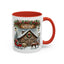 Christmas Mug - Reindeer Barn Sleigh Reindeer