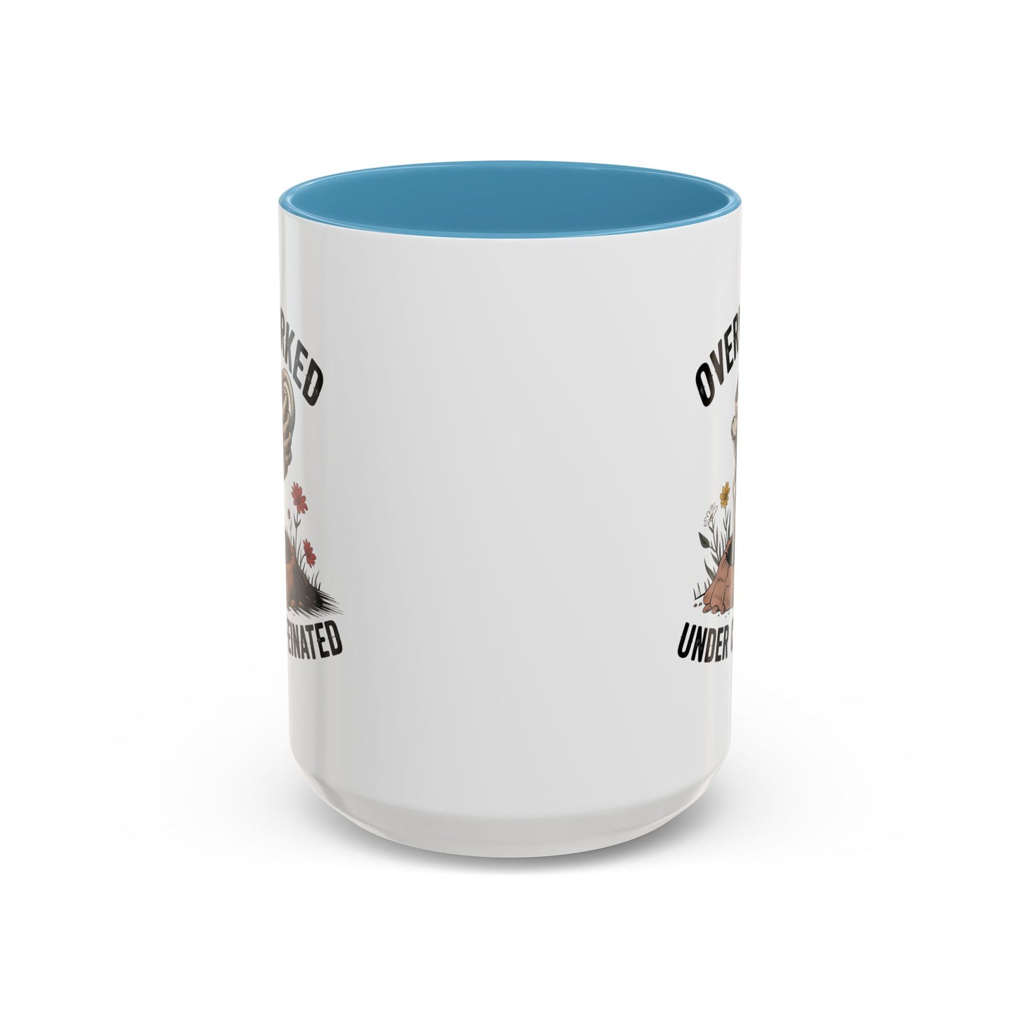 Humor Mug - Overworked and Under Caffeinated