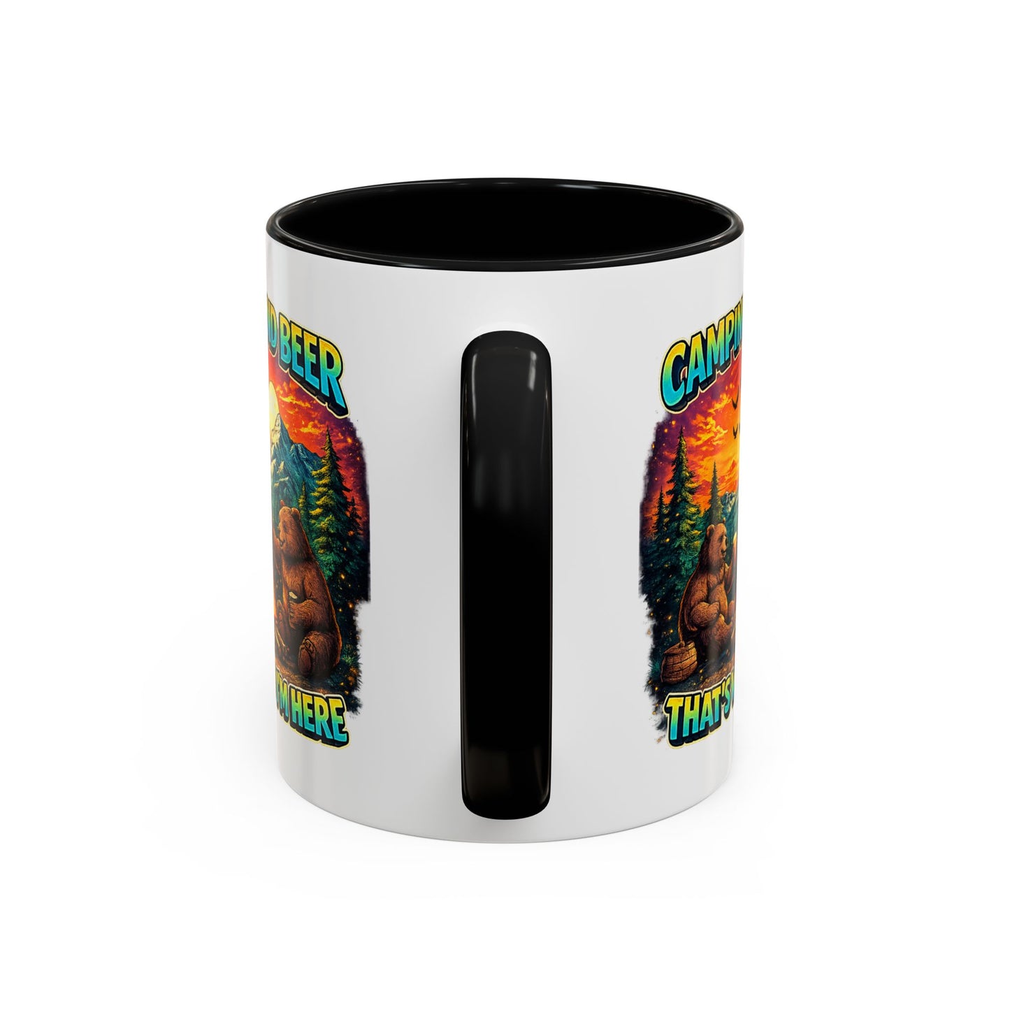 Humor Mug - Camping and Beer
